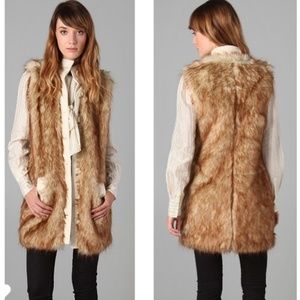 🌟Host Pick🌟Rachel Zoe Long Faux Fur Vest